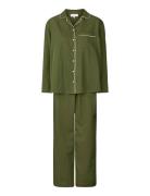 Edith Pajama - Cotton Pyjama Khaki Green STUDIO FEDER