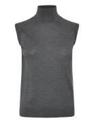 Fipini Tops Knitwear Turtleneck Grey BOSS