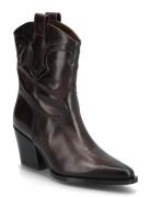 Ponty Shoes Boots Ankle Boots Ankle Boots With Heel Brown Dune London