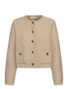Cmfiona-Cardigan Tops Knitwear Cardigans Beige Copenhagen Muse