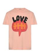 Love Rooster T-Shirt Tops T-shirts Short-sleeved Pink THE ANIMALS OBSE...