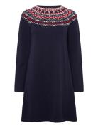 Verna Dress Polvipituinen Mekko Navy Jumperfabriken
