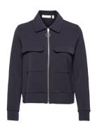 Becaiw Cardigan Tops Sweat-shirts & Hoodies Sweat-shirts Blue InWear