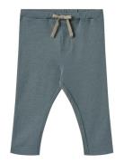 Jersey Pants Manfred Bottoms Trousers Blue Wheat