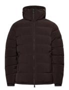 Hooded Puffer Jacket Vuorillinen Takki Topattu Takki Brown Oscar Jacob...