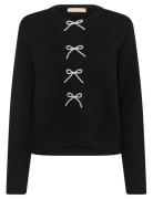 Cuholiday Cardigan Tops Knitwear Cardigans Black Culture