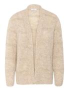 Noralisz Open Cardigan Tops Knitwear Cardigans Beige Saint Tropez