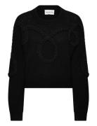 Sakira Tops Knitwear Jumpers Black Munthe