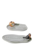 Bleak Serving Tray Home Decoration Decorative Platters Grey Bloomingvi...