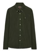 Douglas Shirt-Slim Fit Designers Shirts Casual Green Morris