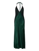 Estrella Halter Maxi Dress Maksimekko Juhlamekko Green Bardot