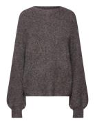 Patrisia New Knit Pullover Tops Knitwear Jumpers Brown A-View