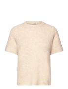 Libby Knit Pullover Tops Knitwear Jumpers Cream A-View