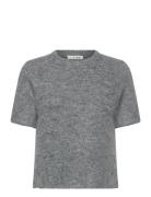 Libby Knit Pullover Tops Knitwear Jumpers Grey A-View