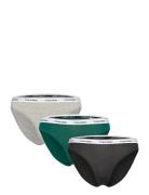 Bikini 3Pk Alushousut Brief Tangat Multi/patterned Calvin Klein