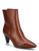 Women Boots Shoes Boots Ankle Boots Ankle Boots With Heel Brown Tamari...