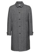 Ls Tech Wool Blend Topcoat Villakangastakki Pitkä Takki Grey Calvin Kl...