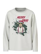Nkmvosmas Ls Nreg Top Tops T-shirts Long-sleeved T-shirts Grey Name It
