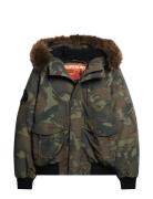 Everest Hooded Puffer Bomber Bombertakki Takki Multi/patterned Superdr...