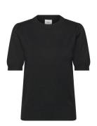 Milasz Ss Pullover Tops Knitwear Jumpers Black Saint Tropez