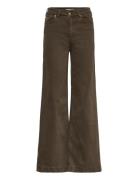 Palazzo Mistral Bottoms Jeans Wide Khaki Green Lois Jeans