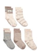 Socks W. Pattern Sukat Multi/patterned Minymo