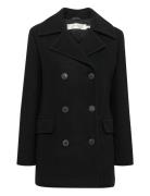 Perryiw Sailor Coat R Villakangastakki Pitkä Takki Black InWear