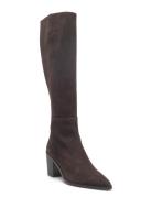 Long Boots Korkeavartiset Saapikkaat Brown Billi Bi