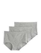 Brief Sally High Seamless 3 P Alushousut Brief Tangat Grey Lindex