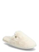 Th Faux Fur House Shoe Aamutossut Tohvelit Cream Tommy Hilfiger