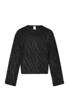 Vmnita Ls O-Neck Top Jrs Girl Tops Blouses & Tunics Black Vero Moda Gi...