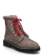 Boots - Flat - With Laces Shoes Boots Winter Boots Brown ANGULUS