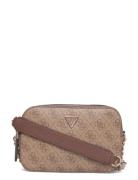 Noelle Ii Crossbody Camera Bags Crossbody Bags Beige GUESS