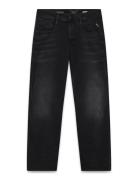 Anbass Trousers Slim Hyperflex Dust Bottoms Jeans Slim Black Replay
