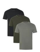 Brace Tops T-shirts Short-sleeved Multi/patterned AllSaints