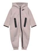 Nkn Tech Fleece Hooded Coveral Bodies Long-sleeved Purple Nike