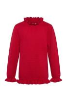 Abby Blouse Tops Blouses & Tunics Red Fliink