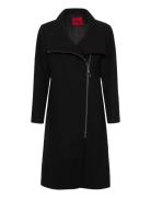 Milanne-1 Villakangastakki Pitkä Takki Black HUGO