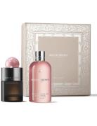 Gift Set Delicious Rhubarb & Rose Fragrance Set Edp + Bath & Shower Ge...