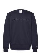 Crewneck Sweatshirt Tops Sweat-shirts & Hoodies Sweat-shirts Navy Cham...