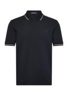 Twin Tipped Fp Shirt Tops Polos Short-sleeved Navy Fred Perry