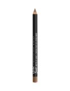 Suede Matte Lip Liner Huulikynä Meikki Brown NYX Professional Makeup