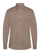 Adley C Tops T-shirts Long-sleeved Beige Tiger Of Sweden