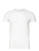Jormuscle Plain Tee Ss Crew Tops T-shirts Short-sleeved White Jack & J...