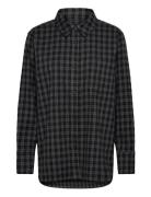 Bold Shirt Black Check Tops Shirts Long-sleeved Grey A Part Of The Art