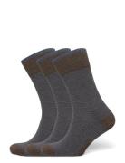 True Stripe Sock Underwear Socks Regular Socks Brown Amanda Christense...