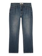 Wbjay Koi Jeans Bottoms Jeans Regular Blue Woodbird
