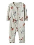Nbnollu Pooh Ls Nightsuit Wdi Pyjama Sie Jumpsuit Haalari Grey Name It
