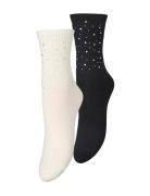 Glimsy Cotta Sock 2 Pack Lingerie Socks Regular Socks Multi/patterned ...