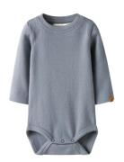 Nbmthoro Hyt Ls Slim Body Lil Bodies Long-sleeved Blue Lil'Atelier